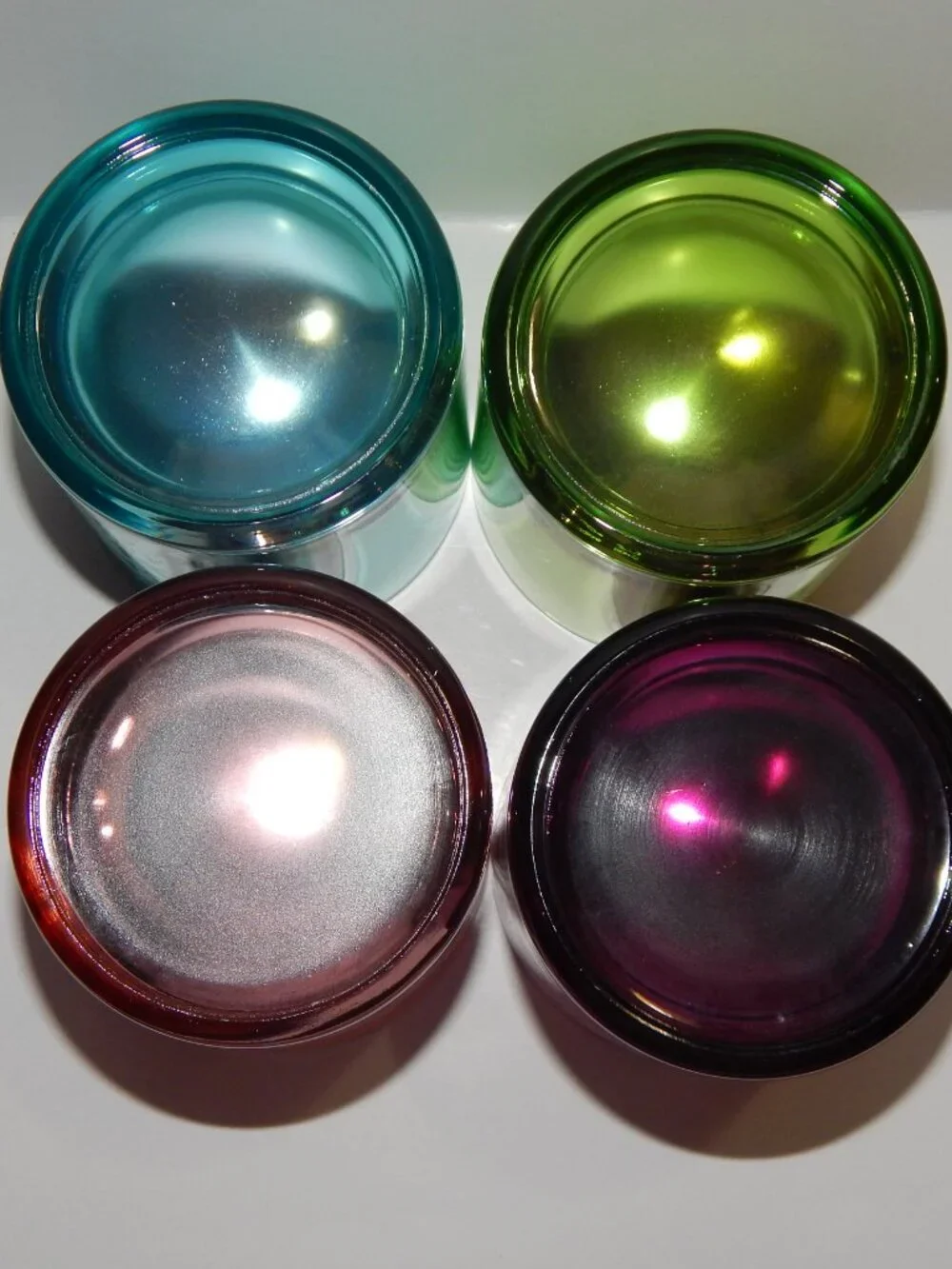 Pier 1 One Imports Keep Calm And... Colored Tumblers Set of 4 14oz Glasses - NIB